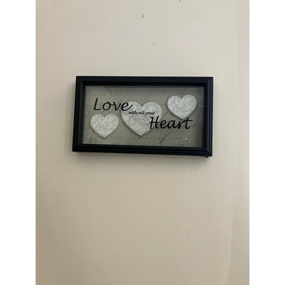 Love with all your heart shadow box. - Picture 1 of 3